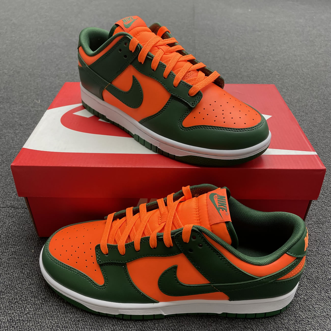 Nike Dunk Low Miami Hurricanes Dd1391 300 (10) - newkick.vip